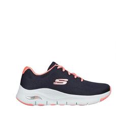 Zapatillas Deportivas Caminar Mujer Skechers 149057_NVCL Azul marino de Cordones