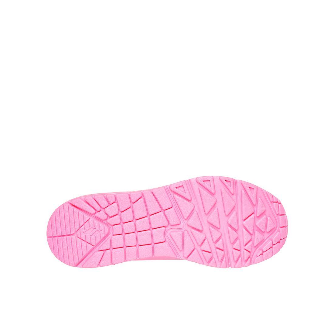 Tênis Rosa Neon One Gen1 da Skechers Kid 5/5