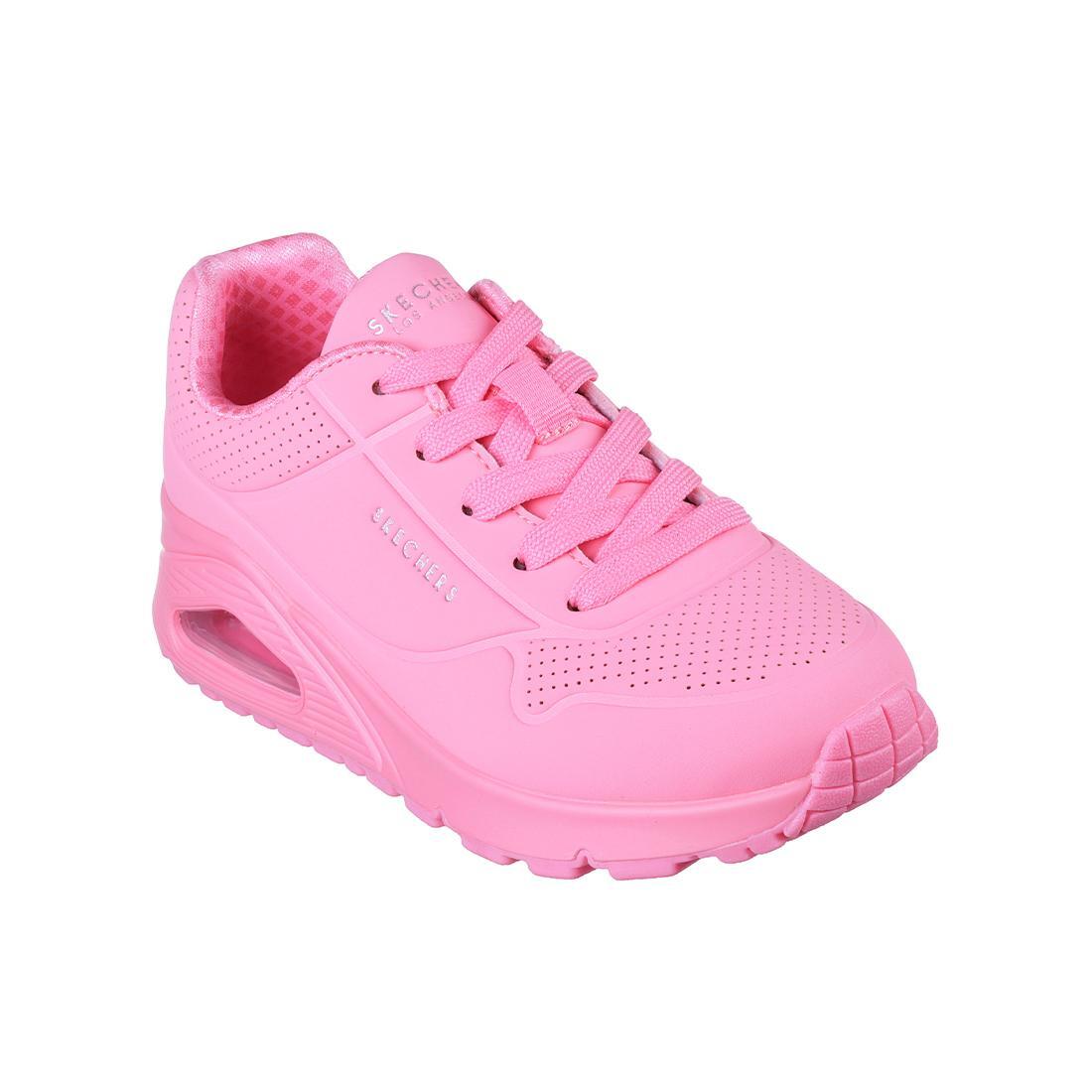 Tênis Rosa Neon One Gen1 da Skechers Kid 2/5