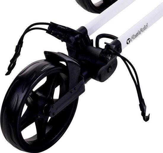 Fastfold Slim Golftrolley - Golfkar - Wit 3/4