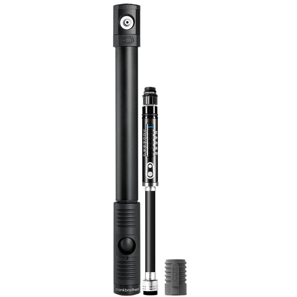 Crankbrothers Pump Klic Hand HP Gauge W/ CO2 Midnight Edition