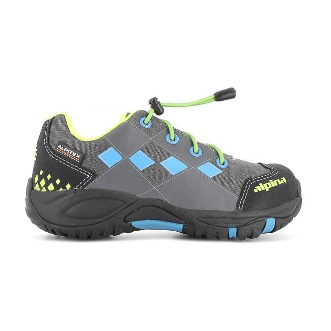 Incaltaminte Sport ALPINA Lenny, Negru/Albastru, Copii