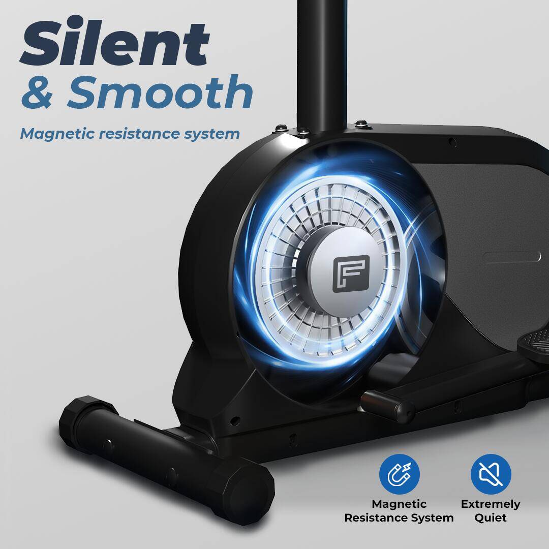 Flexnest Flextrainer EZ Bluetooth Enabled Elliptical Cross Trainer, Max Weight: 120kg - Black -  5