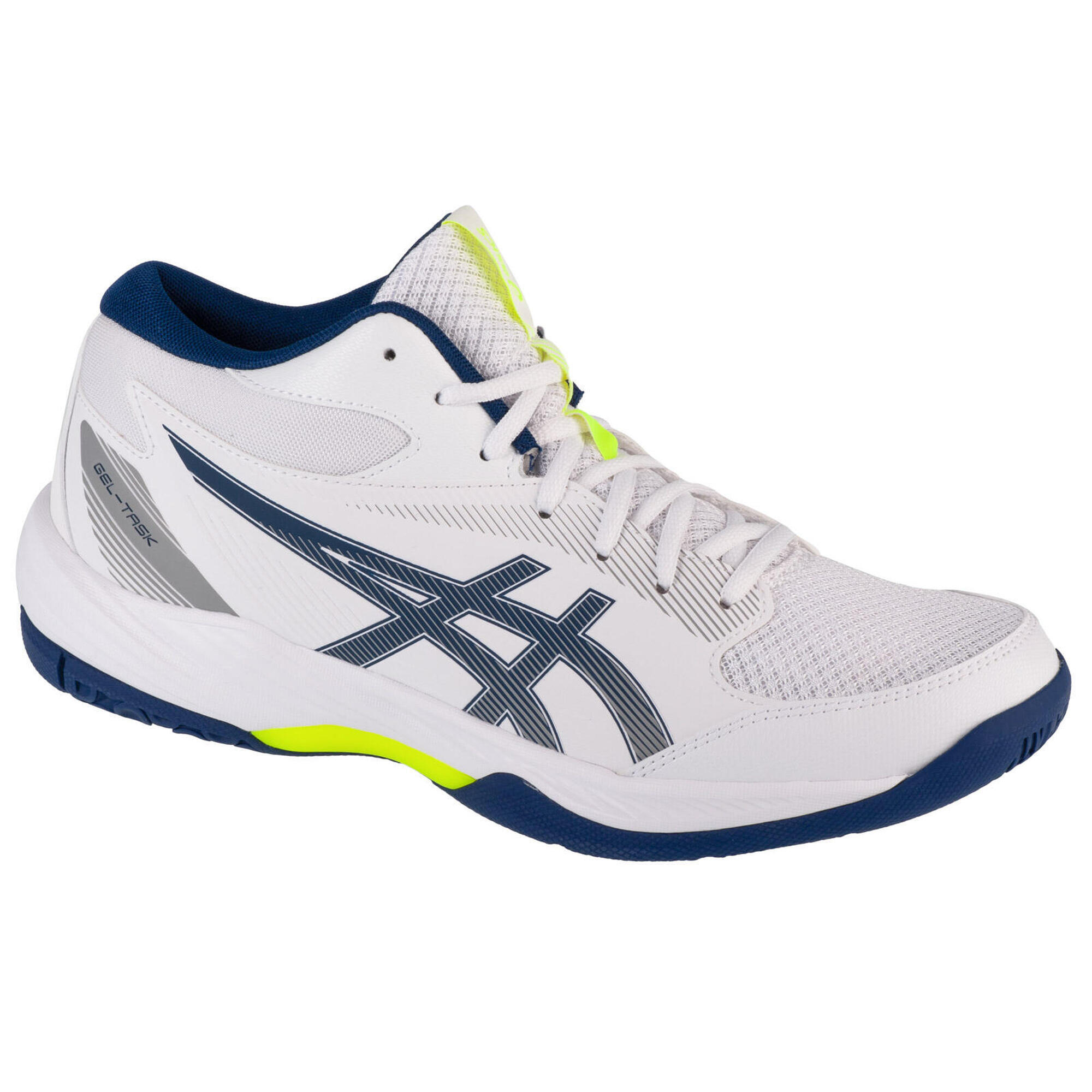 Asics - Chaussures De Volleyball Pour Hommes Gel-task Mt 4 - Chaussures De Sport - Blanc|bleu - 42 - Decathlon