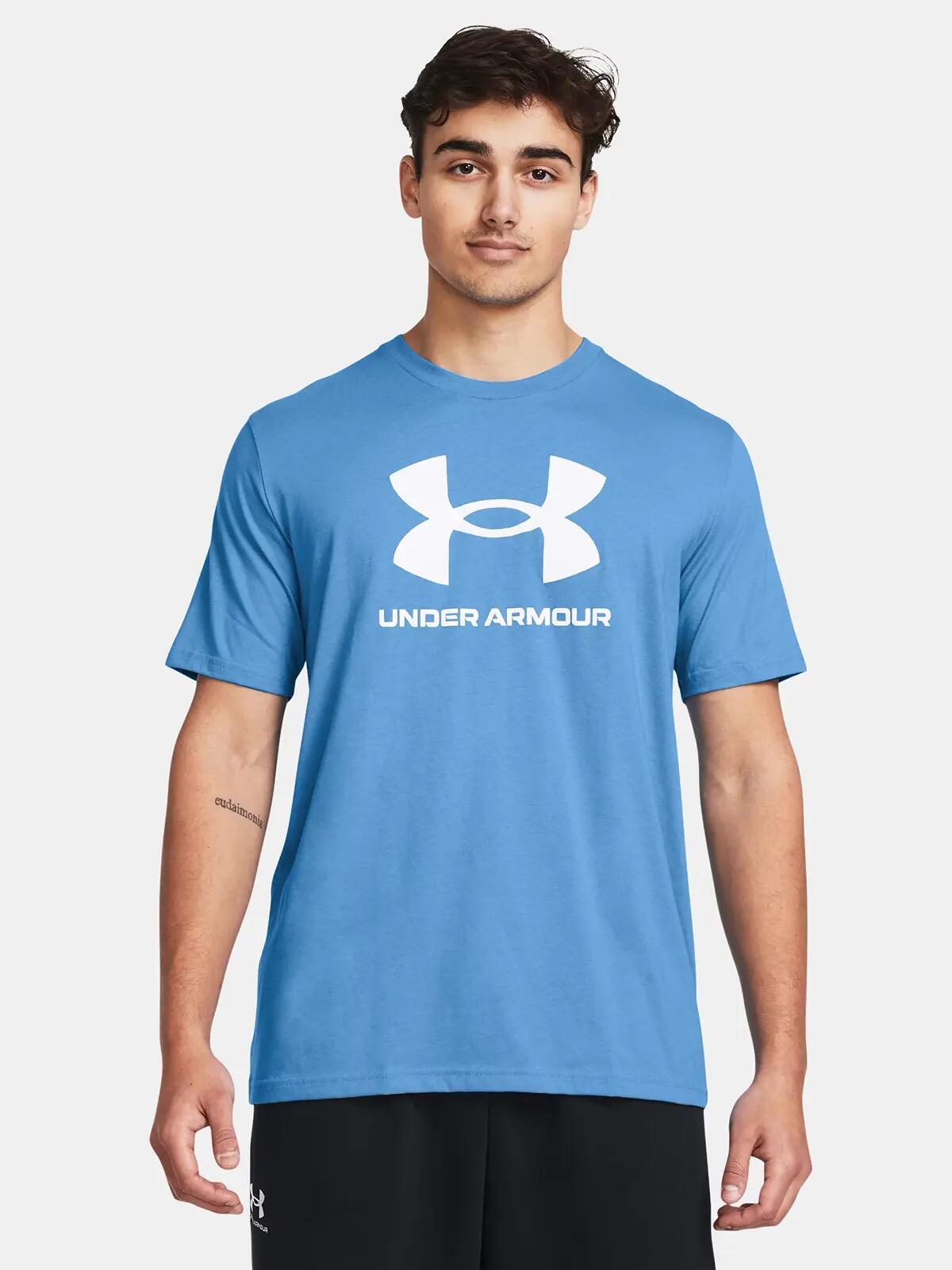 Heren Under Armour Sportstyle Logo T-shirt Fitness 3/6