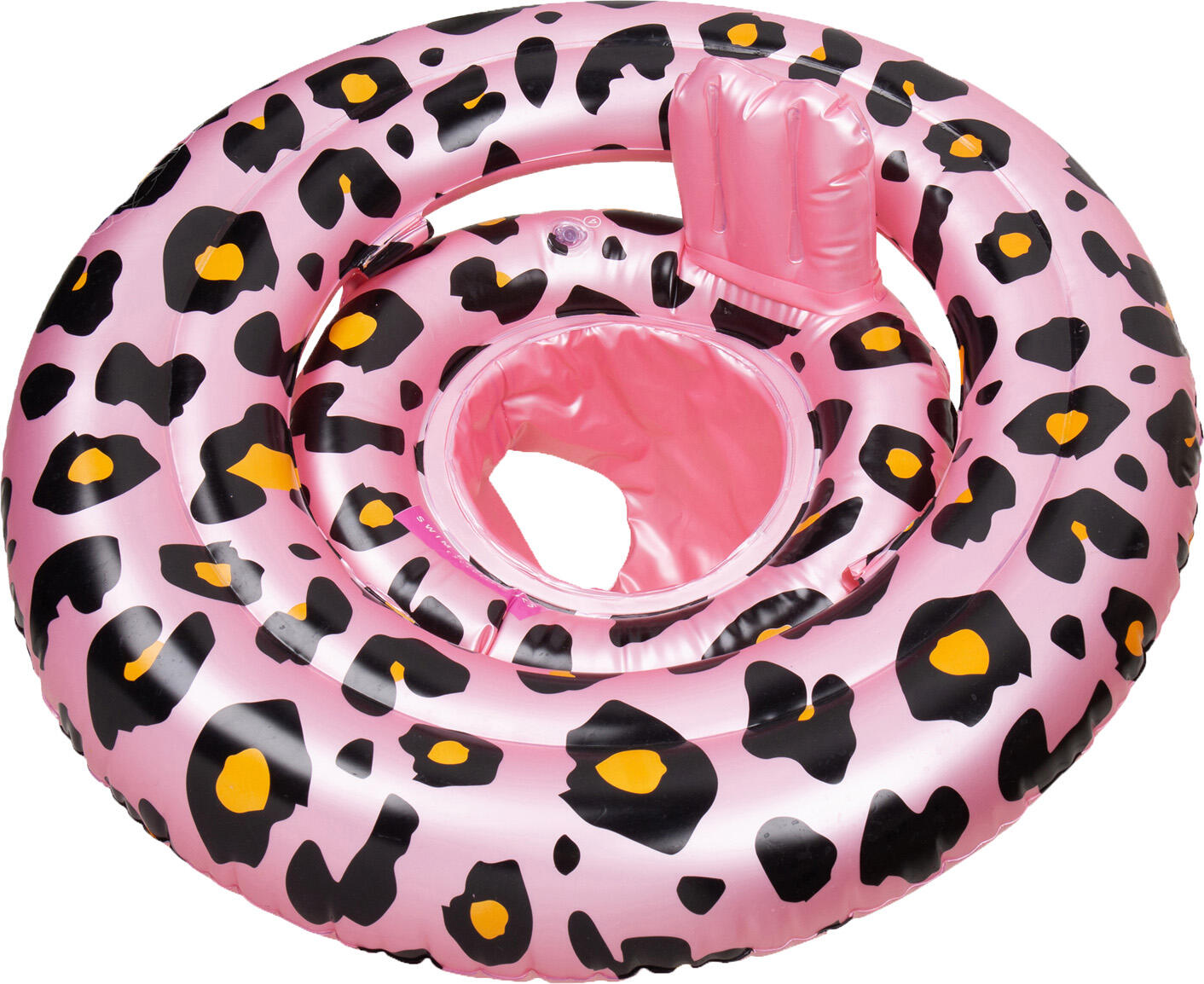SWIM ESSENTIALS Zwemband baby float panterprint roségoud 0 1 jaar