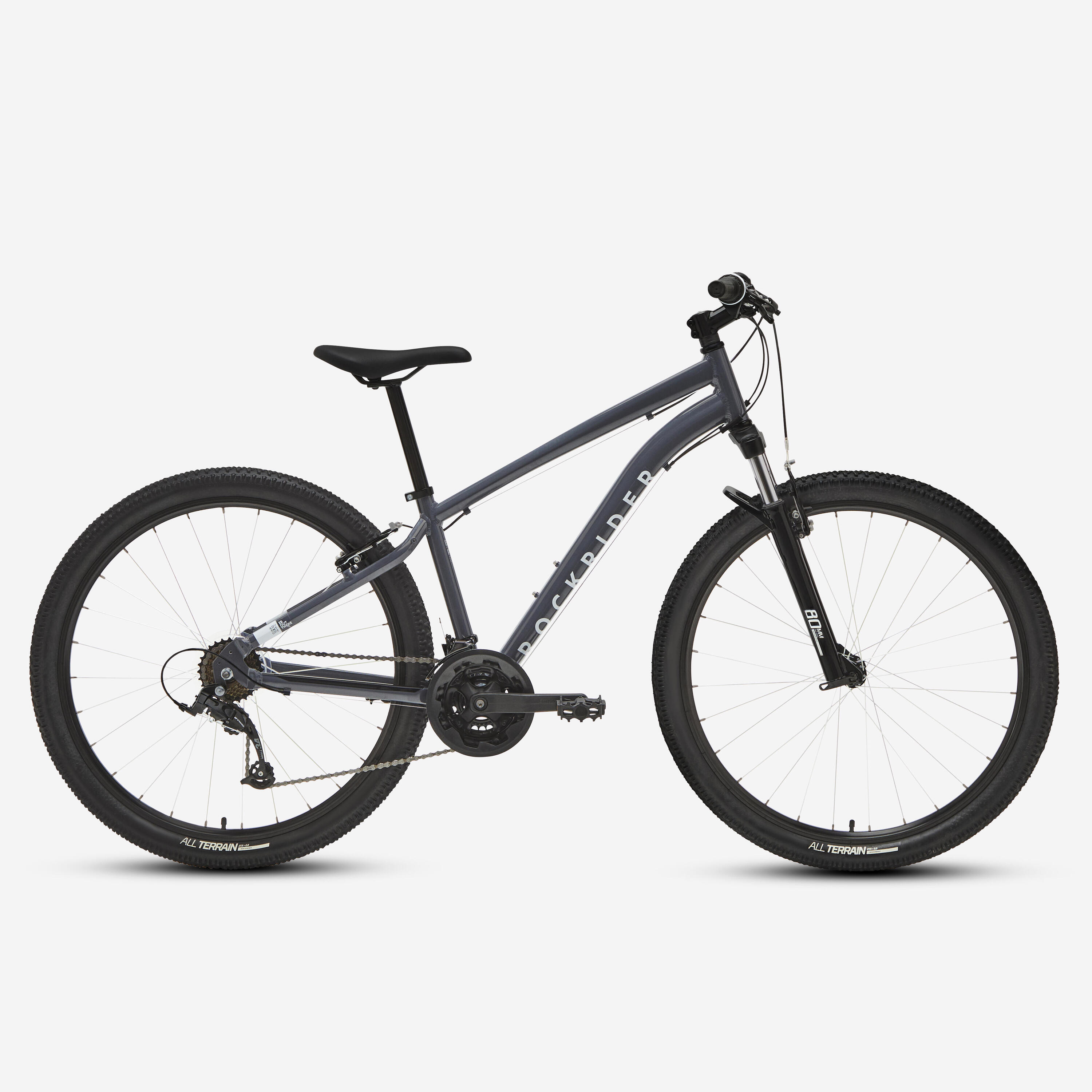 ROCKRIDER Tweedehands - Tour mountainbike Expl 50 donkergrijs - REDELIJK