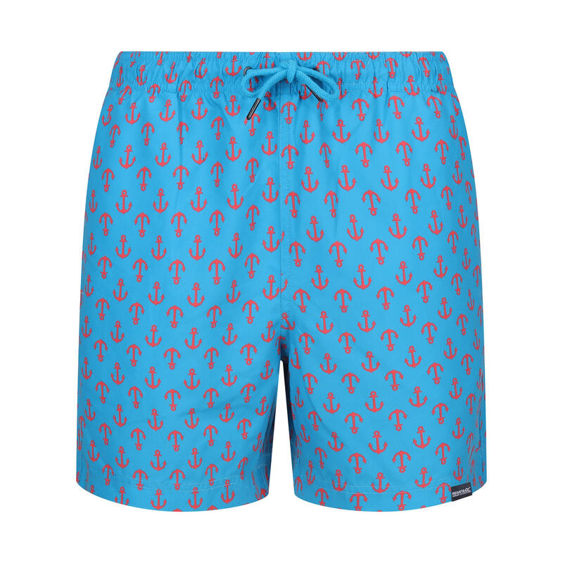 "Loras" Badeshorts für Herren Fluro Blau