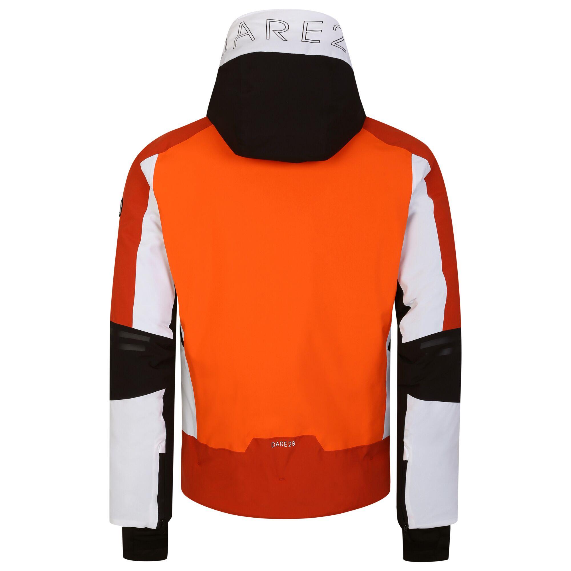 Mens Speed Ski Jacket (Puffins Orange/Black) 2/5