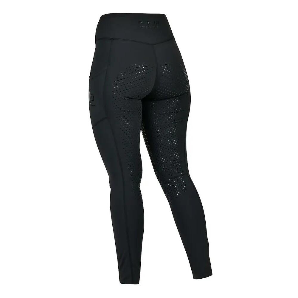 Womens/Ladies Everyday Horse Riding Tights (Black) 2/3