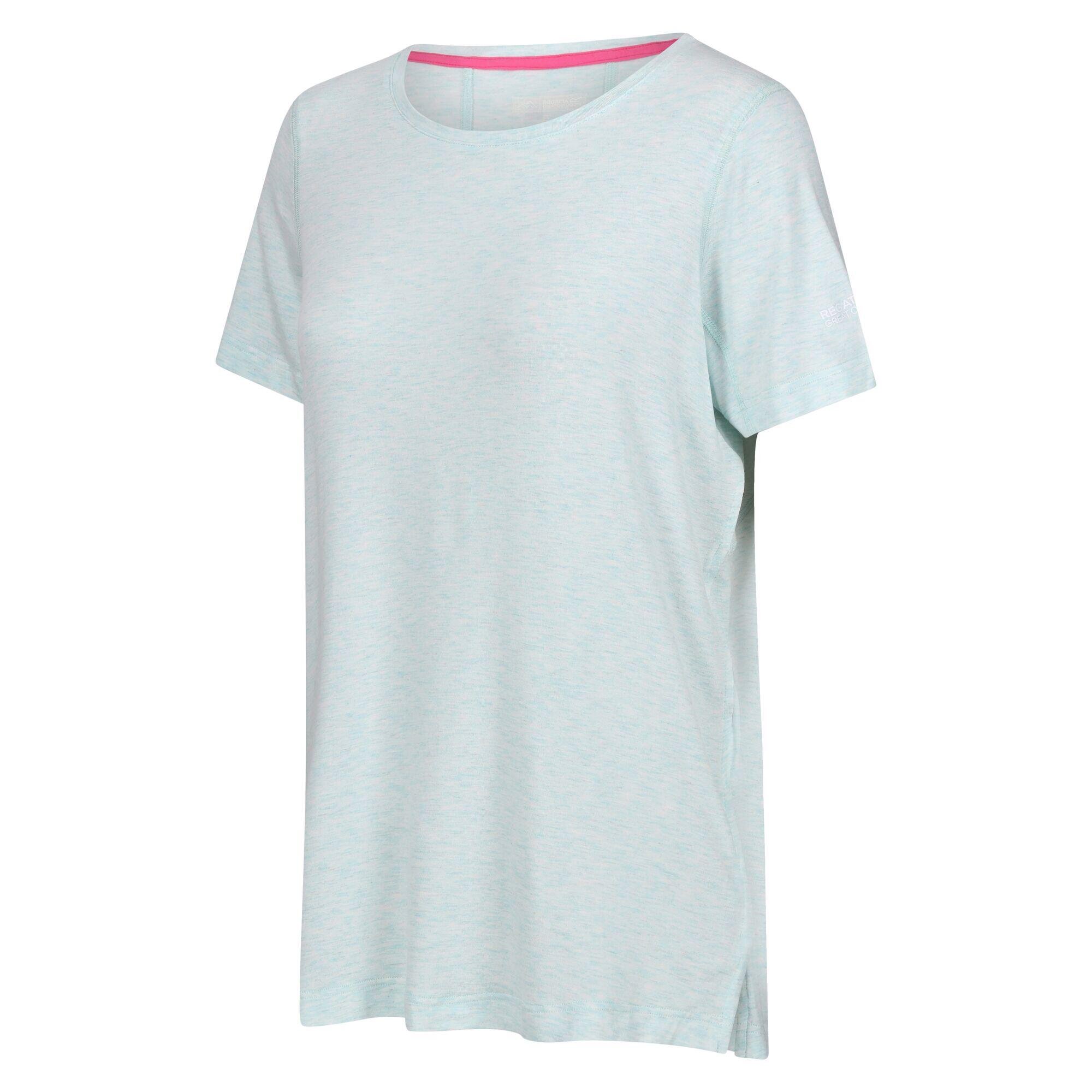 Tshirt BALLYTON Femme (Turquoise Délavé) 3/5