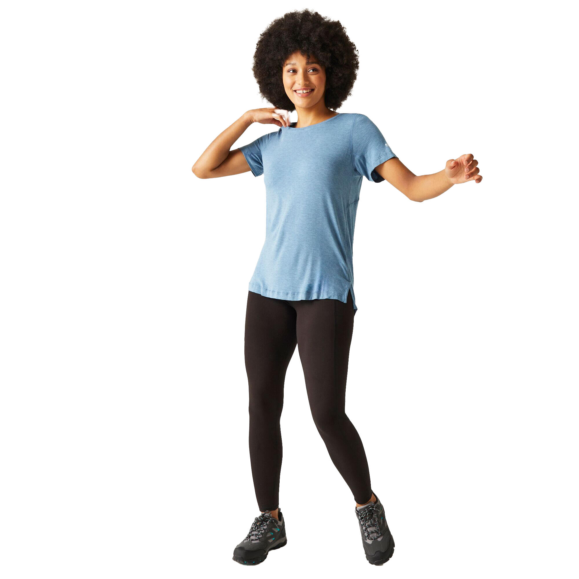 Tshirt BALLYTON Femme (Bleu) 4/5