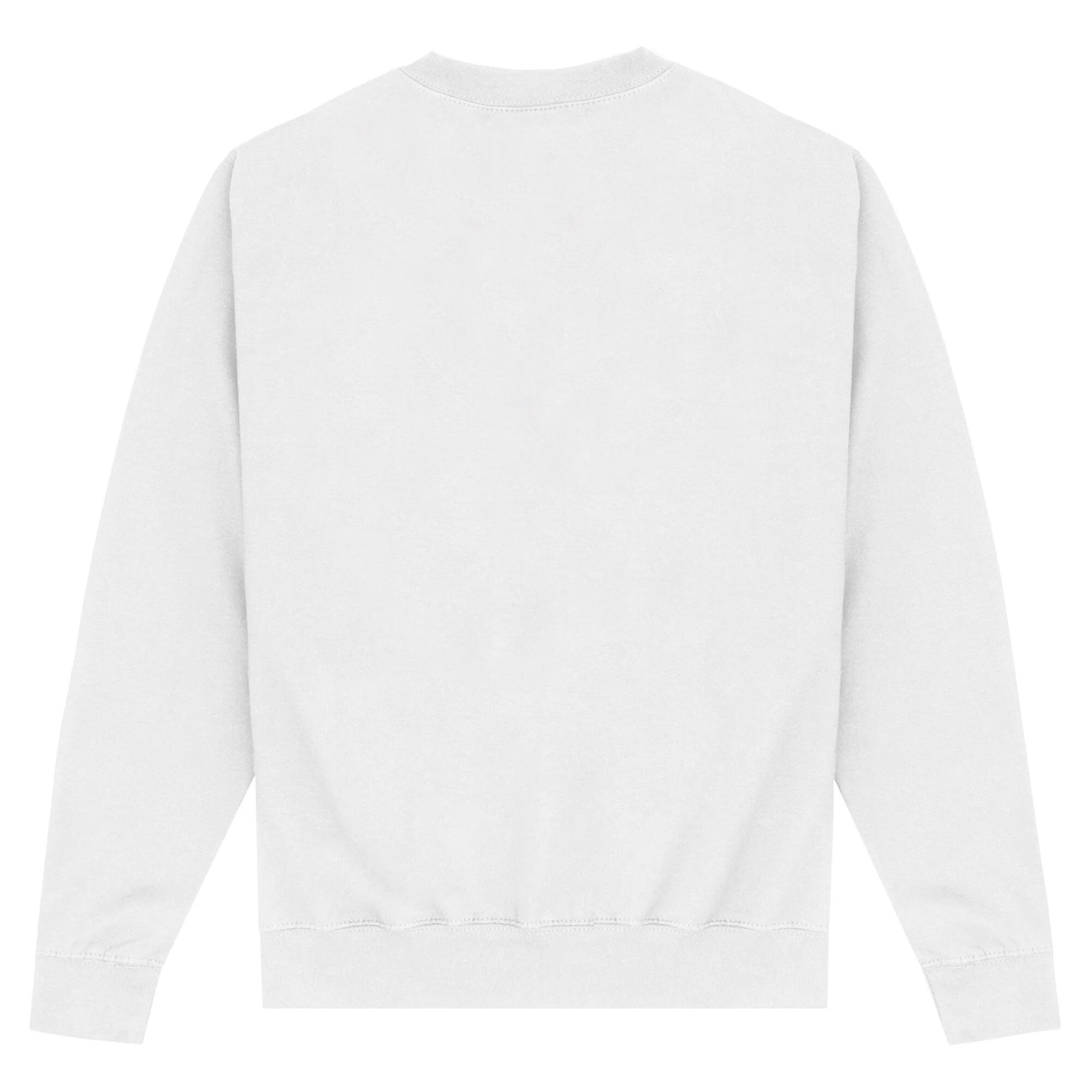 Sweatshirt für HerrenDamen Unisex, recyceltes Material Damen und Herren Weiß 2/2