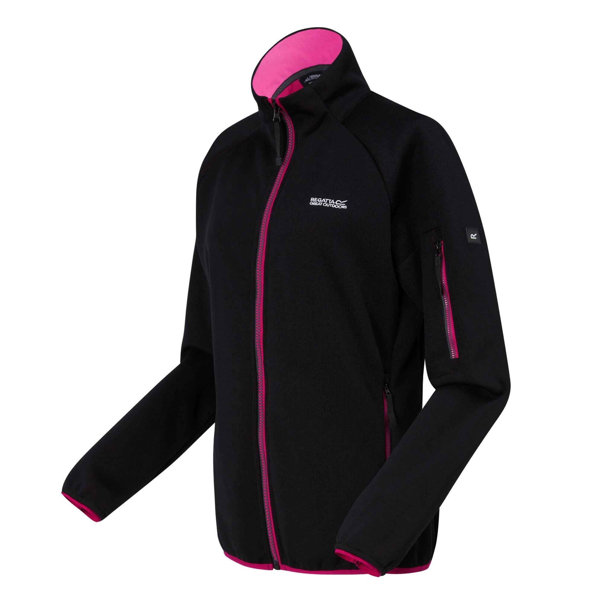 Veste Polaire RAVENHILL Femme (Noir / Rose Fluo) 3/5