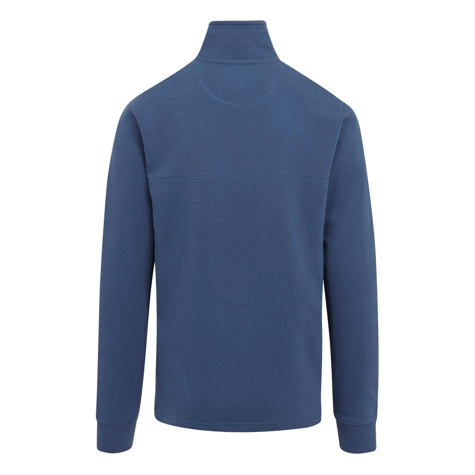 Mens Agilno Half Zip Fleece Top (Dark Denim) 2/5