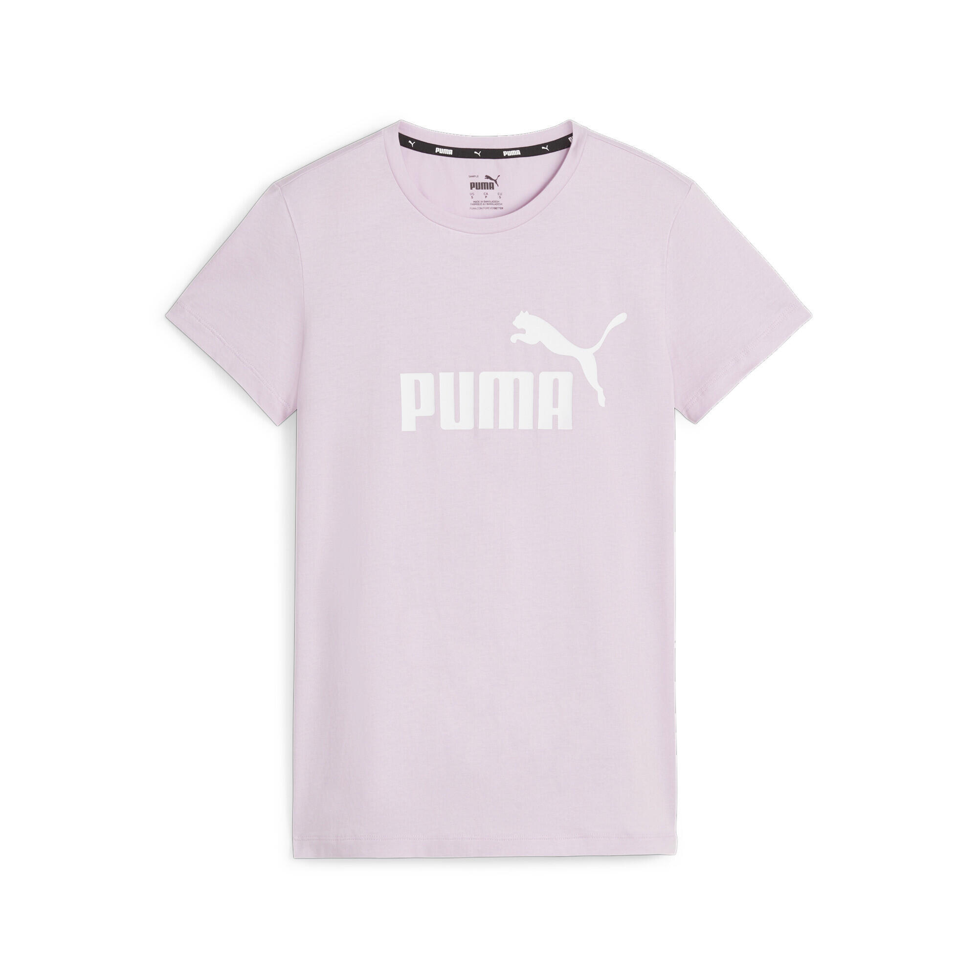 PUMA T-shirt com logótipo Essentials para mulher PUMA Grape Mist Purple