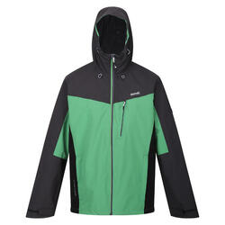 Heren Birchdale Waterdicht Hooded Jacket (Veld Groen/Ash)