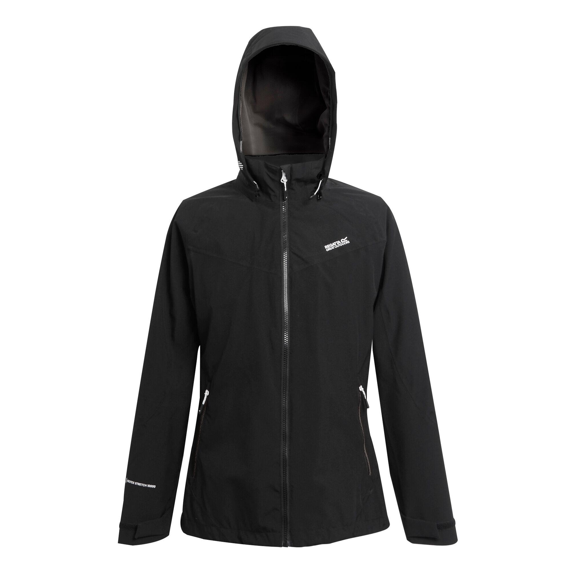 Womens Ladies Bosfield II Waterproof Jacket Black