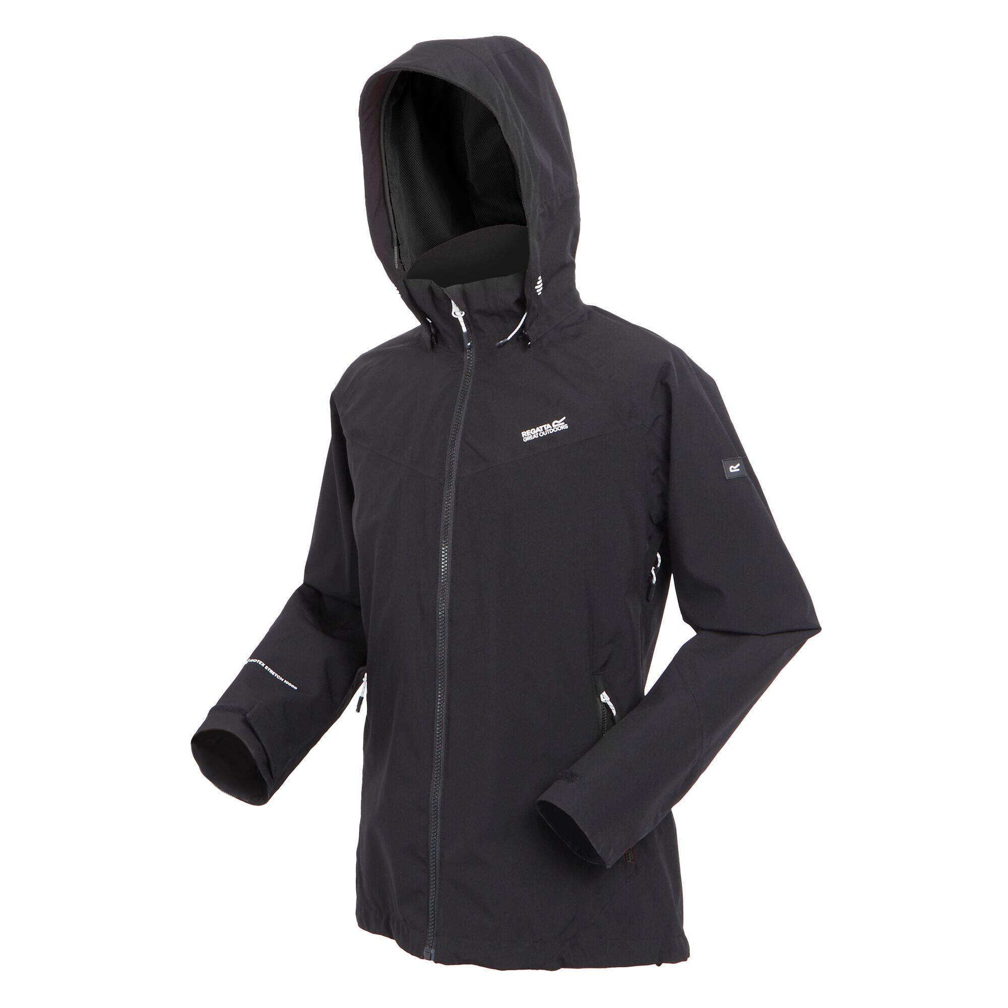 Women's BOSFIELD waterproof jacket (Black)