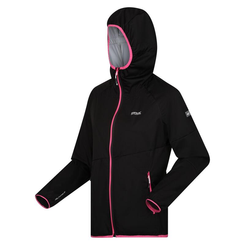 Veste imperméable TARVOS Femme (Noir / Flamant rose)