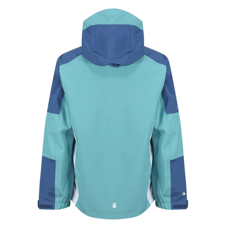 Veste imperméable HIGHTON Enfant (Jade bleu / Denim)