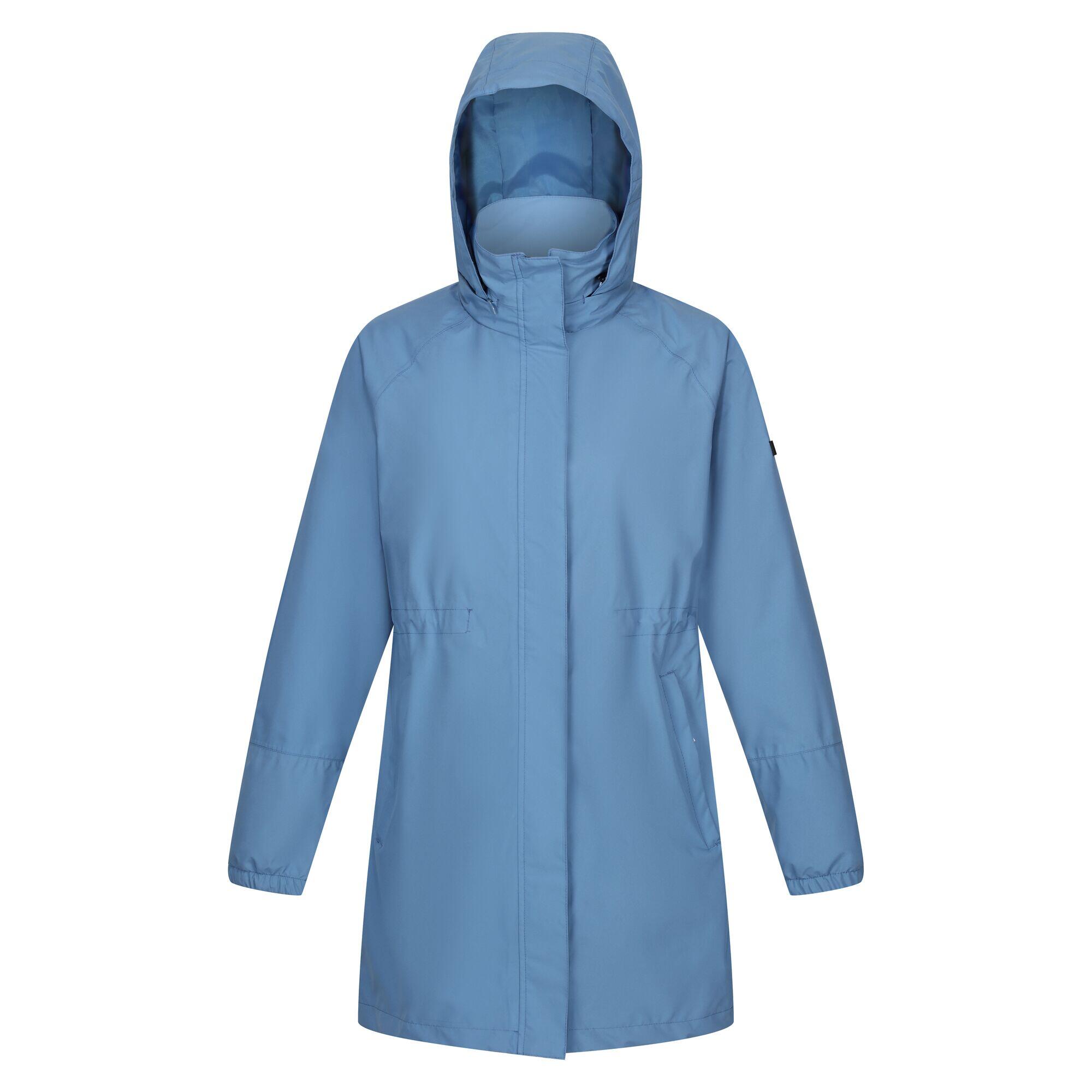 Women's SAGANO waterproof jacket (Blue / White)