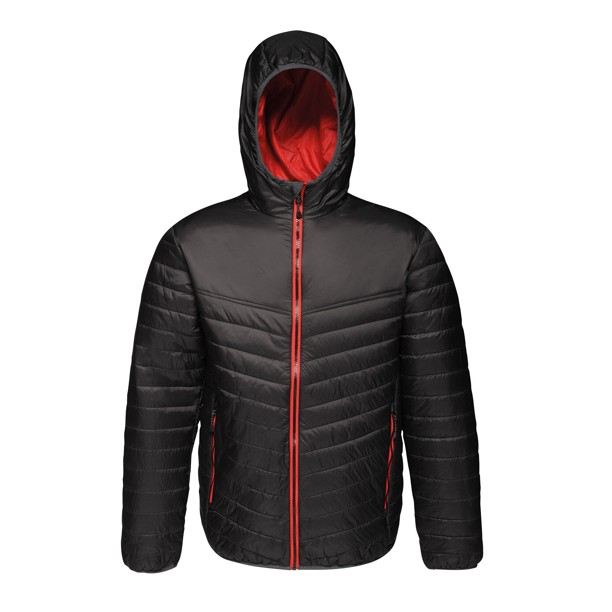 Men's FIREDOWN quilted jacket (Black / Red)