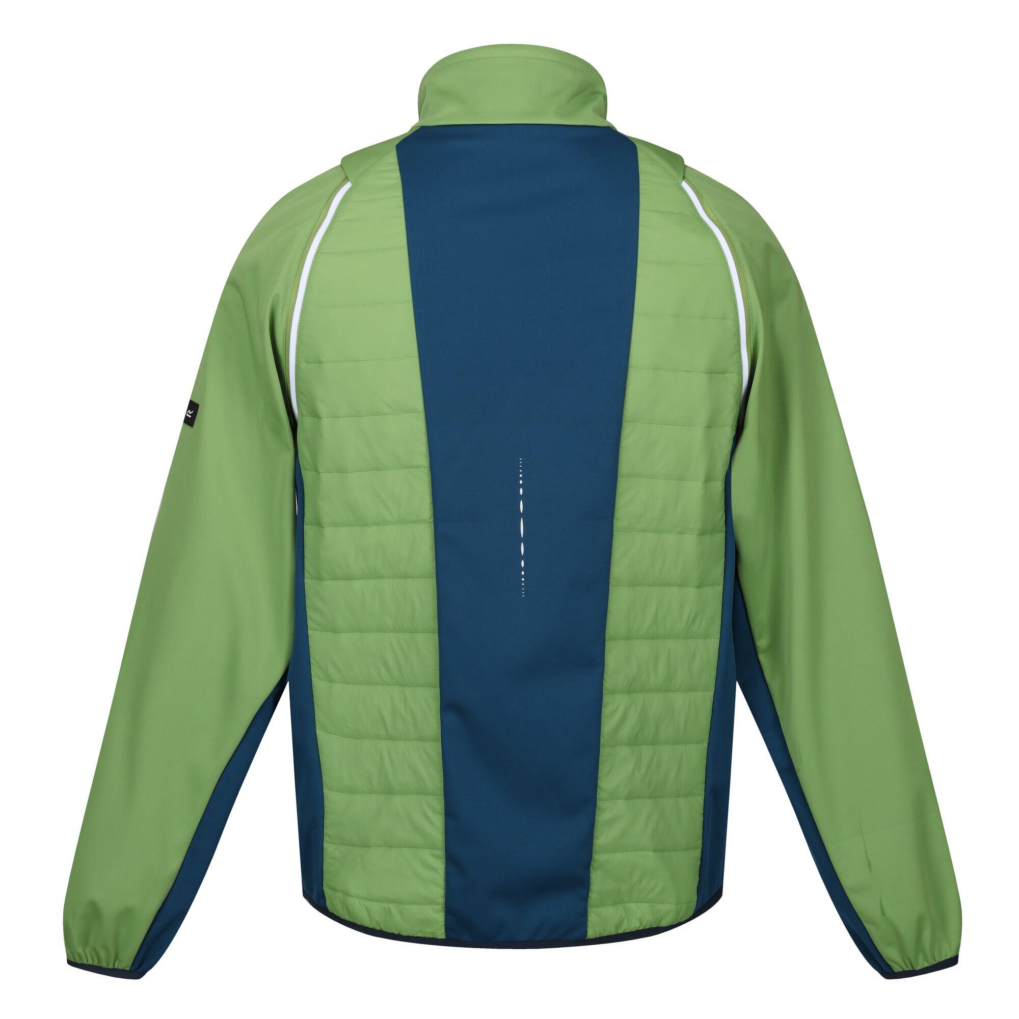 Giacca Ibrida Uomo Regatta Steren II Verde Piccante Blu Marocchino Cedro Lime 2/5