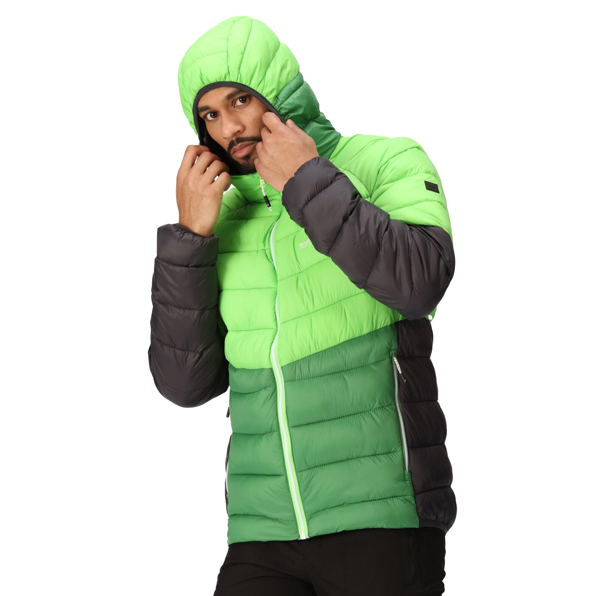 Veste Matelassée HARROCK Homme (Vert Jasmin / Vert Des Champs) 4/5