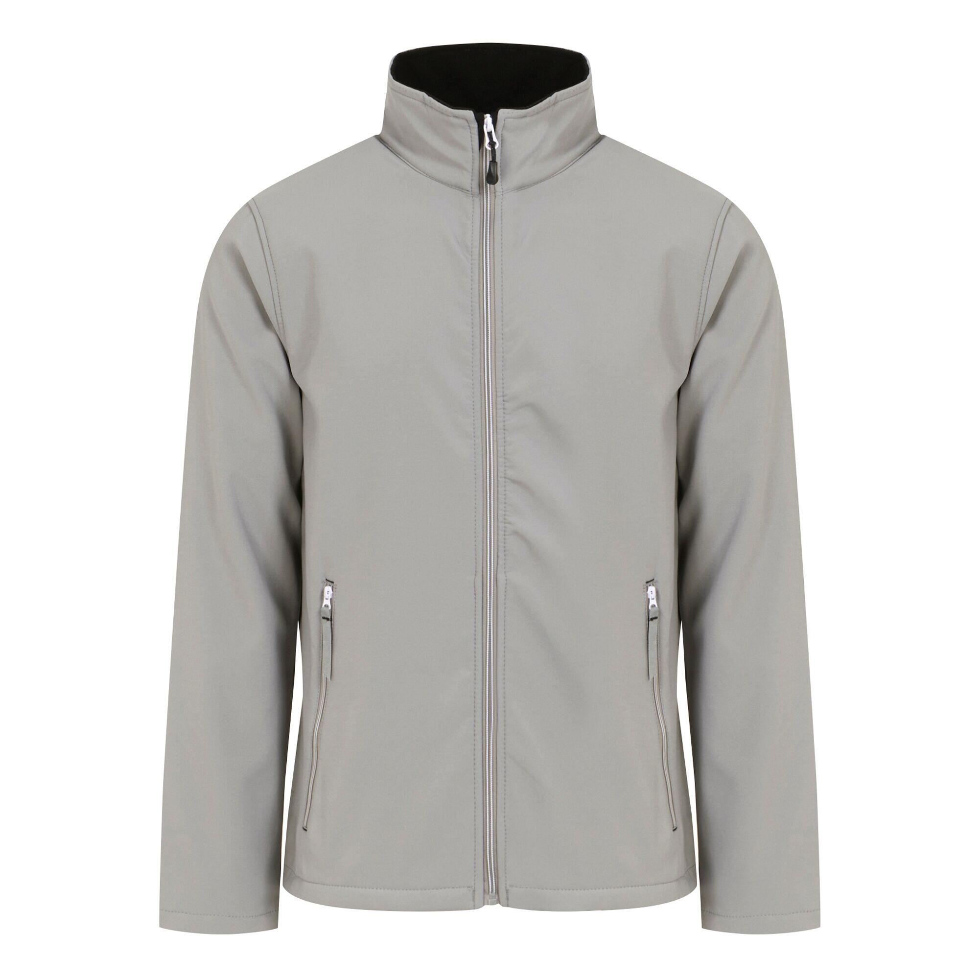 Men's ASCENDER softshell jacket (Grey / Black)