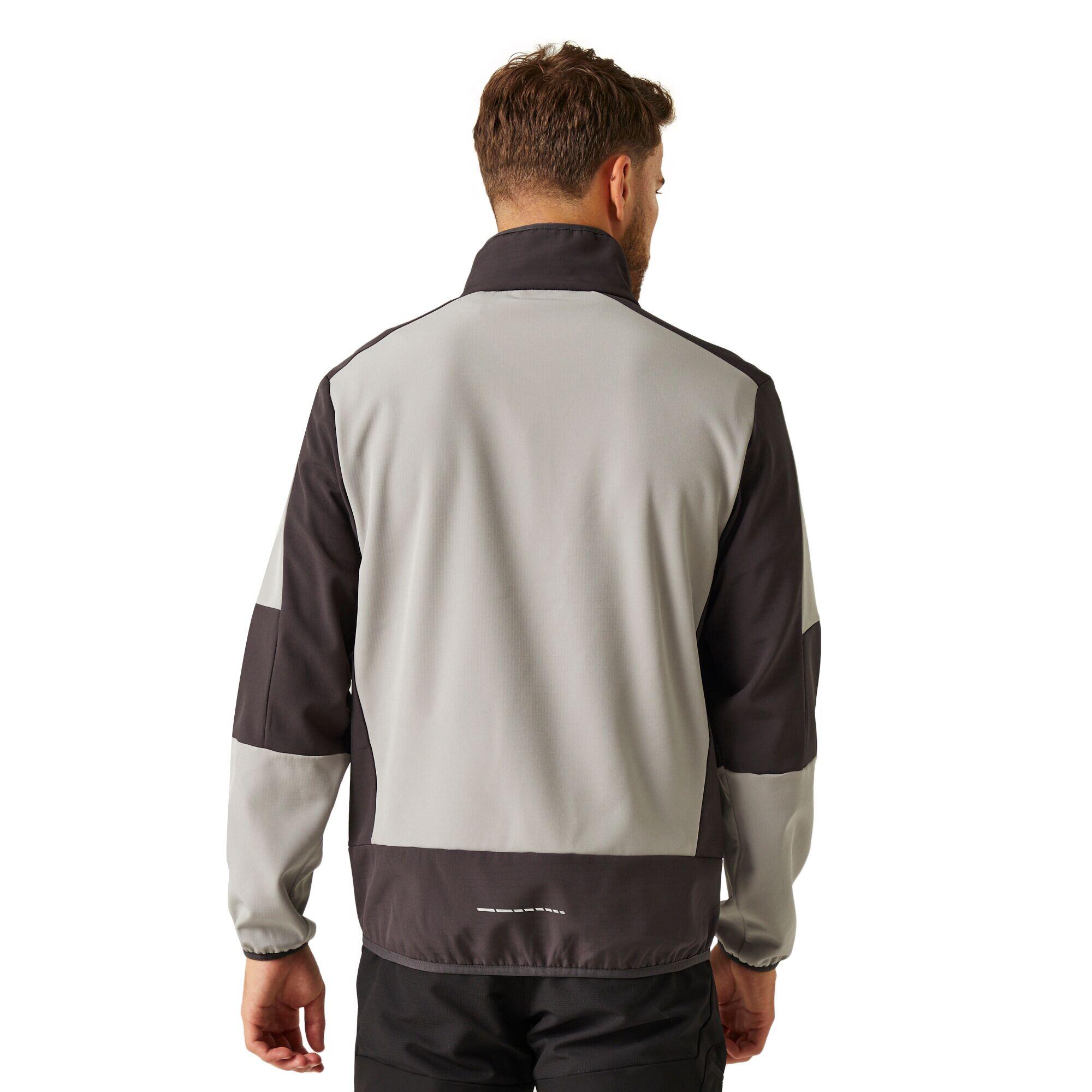 2laags Soft Shelljas voor volwassenen (Mineraalgrijs/antraciet) 4/5