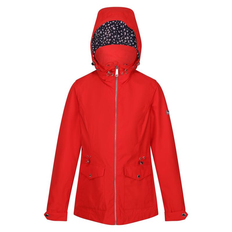 Chaqueta Impermeable Navassa para Mujer Rojo de Alto Riesgo