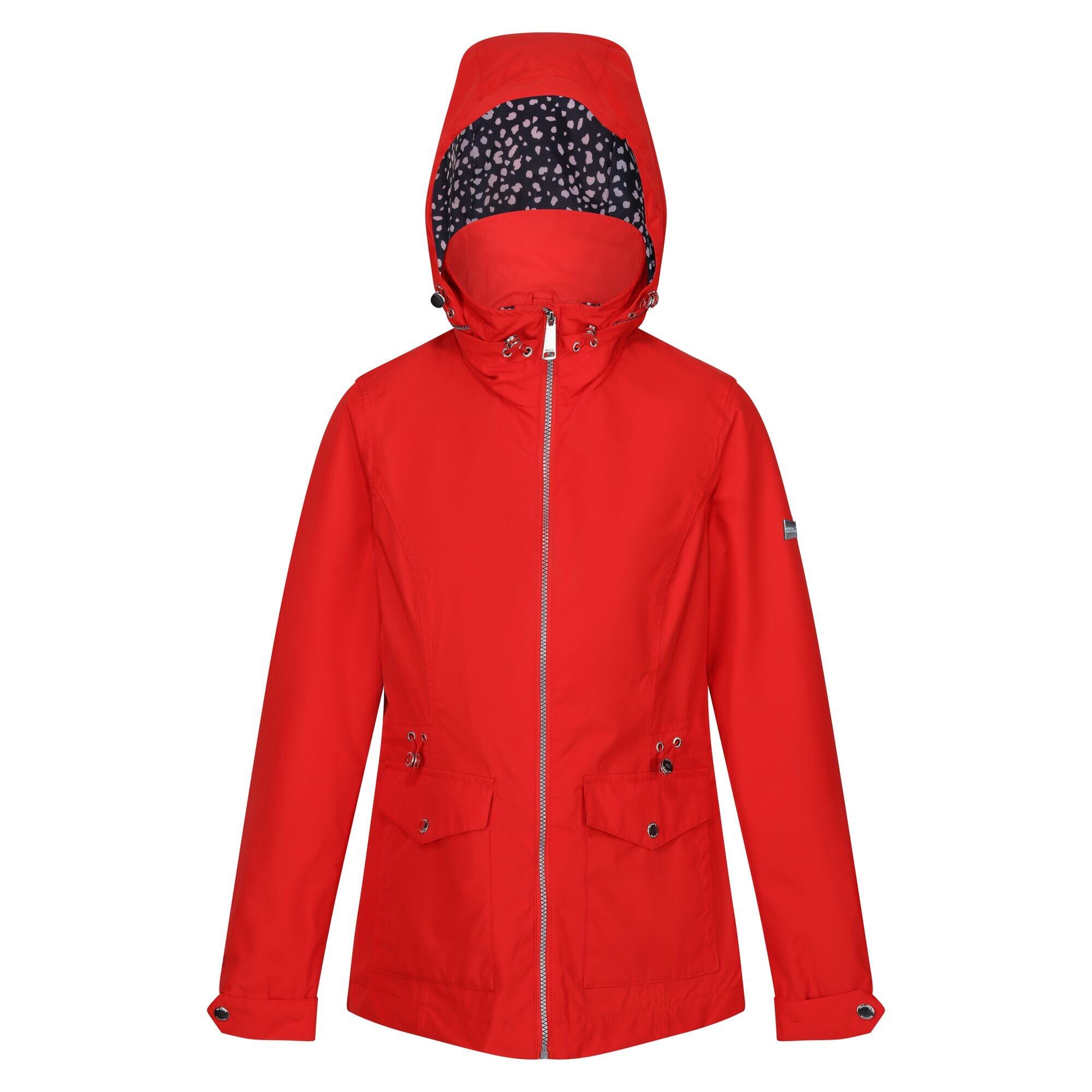 Women's NAVASSA waterproof jacket (Bright red)