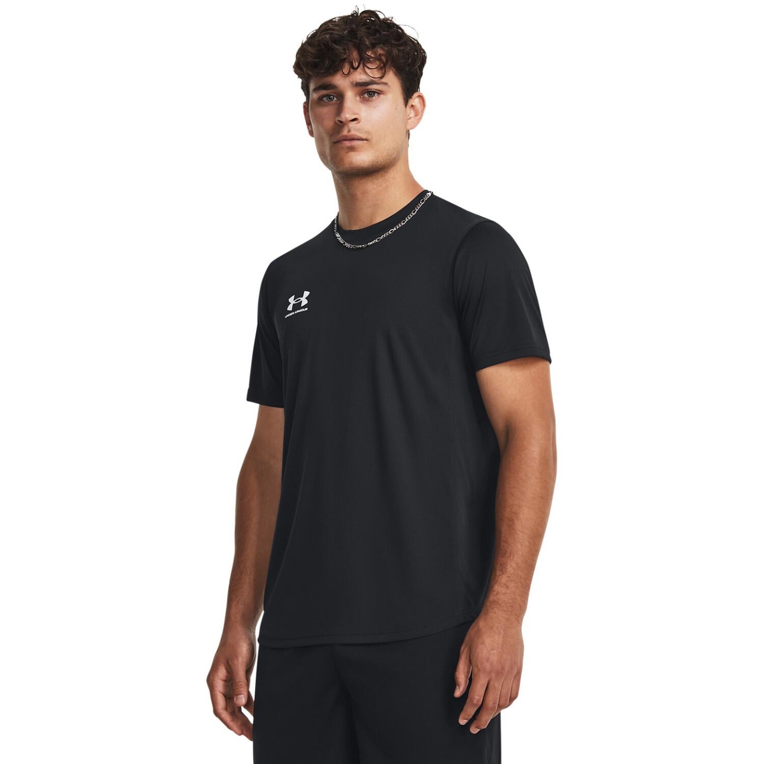 Mens Challenger Training TShirt (Black/White) 3/4