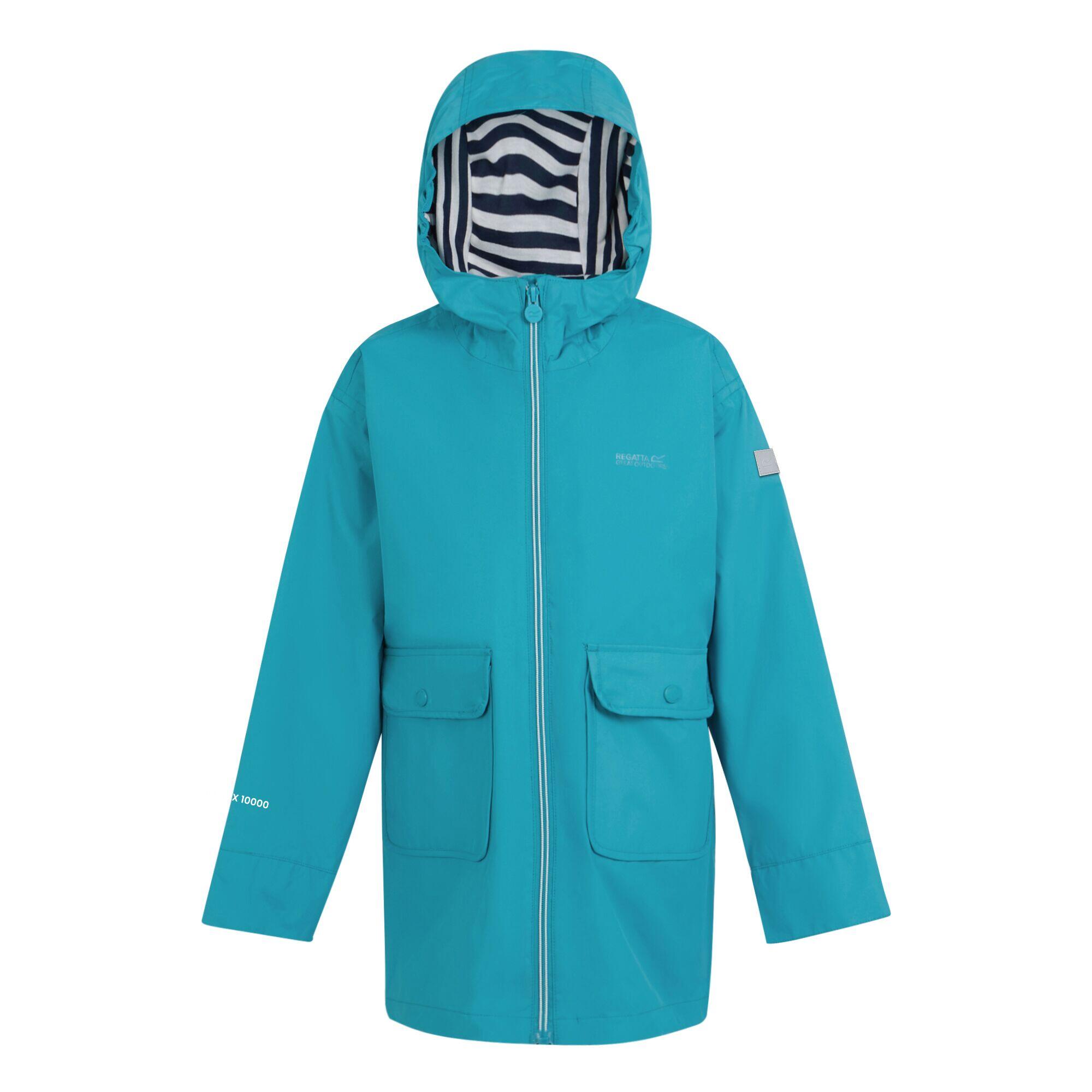 Regatta - Veste Imperméable Beylina Enfant (bleu Tahoe) - Coupe-pluie - Bleu - 3 À 4 Ans - Decathlon