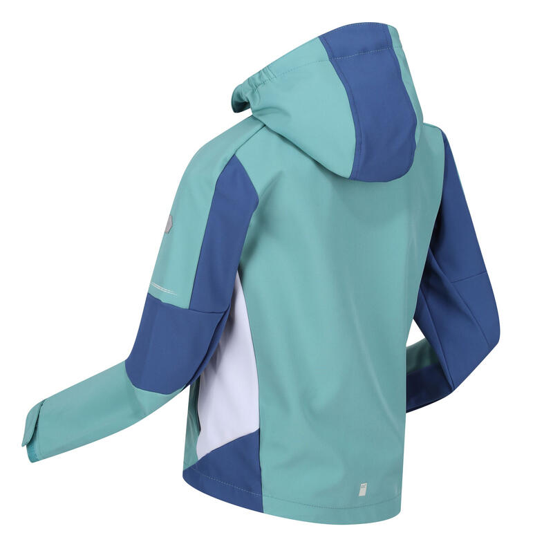 Giacca Soft Shell Bambini Regatta Acidity VI Blu Bristol Denim Polveroso