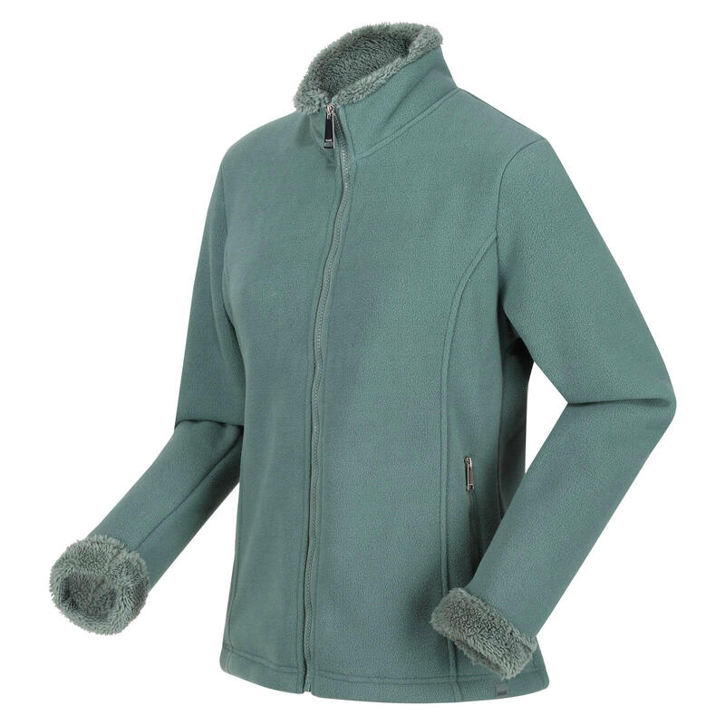 Dames Brandall Zwaarlijvige Fleece Jacket (Donker bosgroen/donker bos)