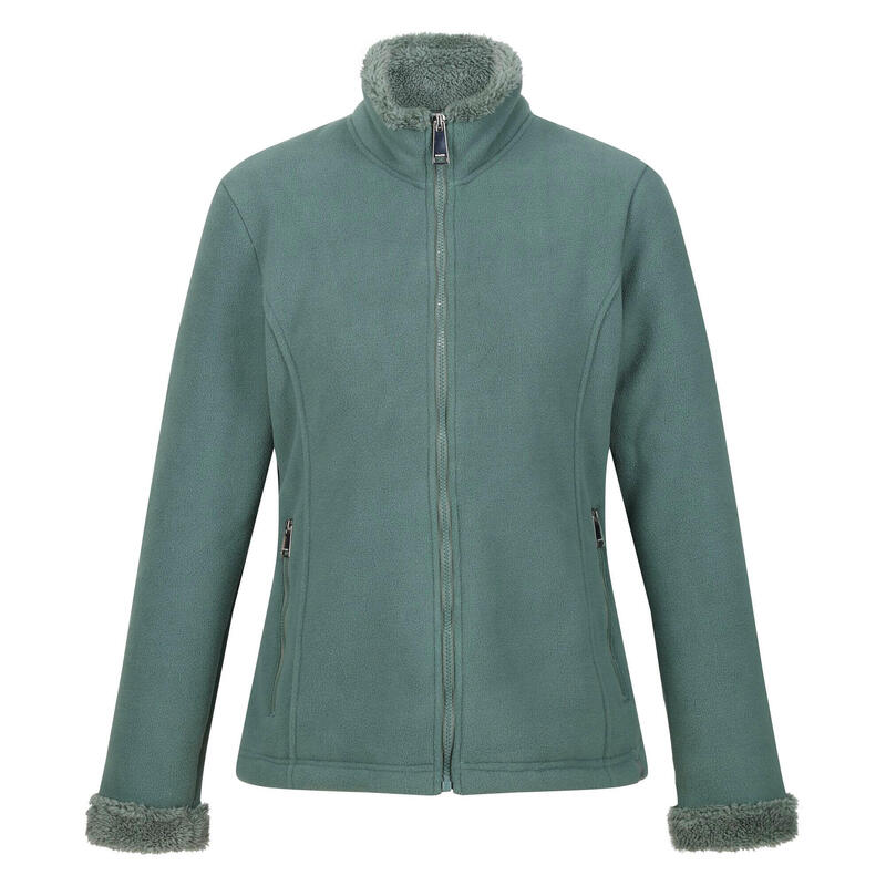 Dames Brandall Zwaarlijvige Fleece Jacket (Donker bosgroen/donker bos)