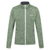 Dames Newhill Marl Full Zip Fleecejack (Stil Groen/Grijs)