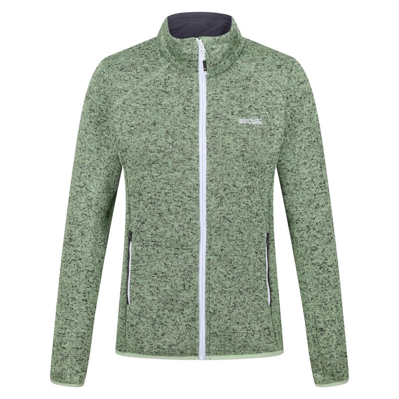 Veste polaire NEWHILL Femme (Menthe douce / Gris phoque)