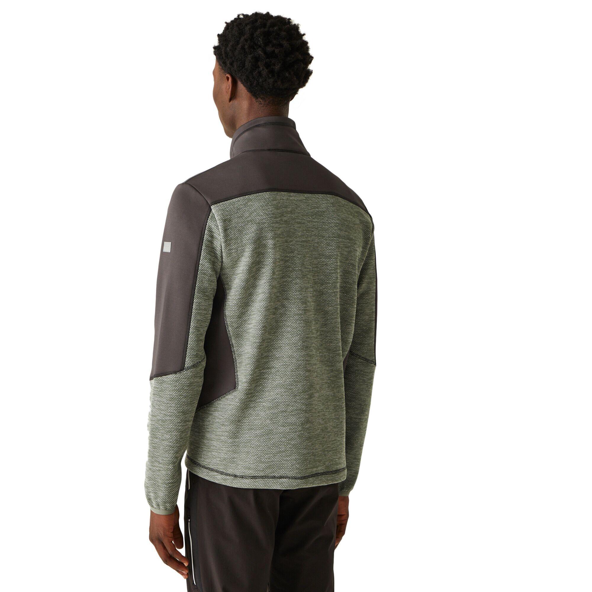 Mens Highton IV Full Zip Fleece Jacket (Agave Green/Ash) 4/5