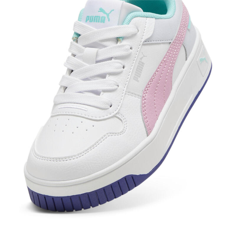 Baskets Carina Street Enfant PUMA White Mauved Out Mint Pink Green