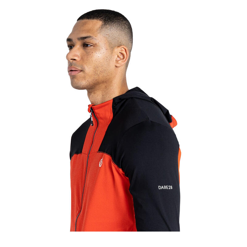 Veste À Capuche REVIVE Homme (Orange Rouge / Noir)