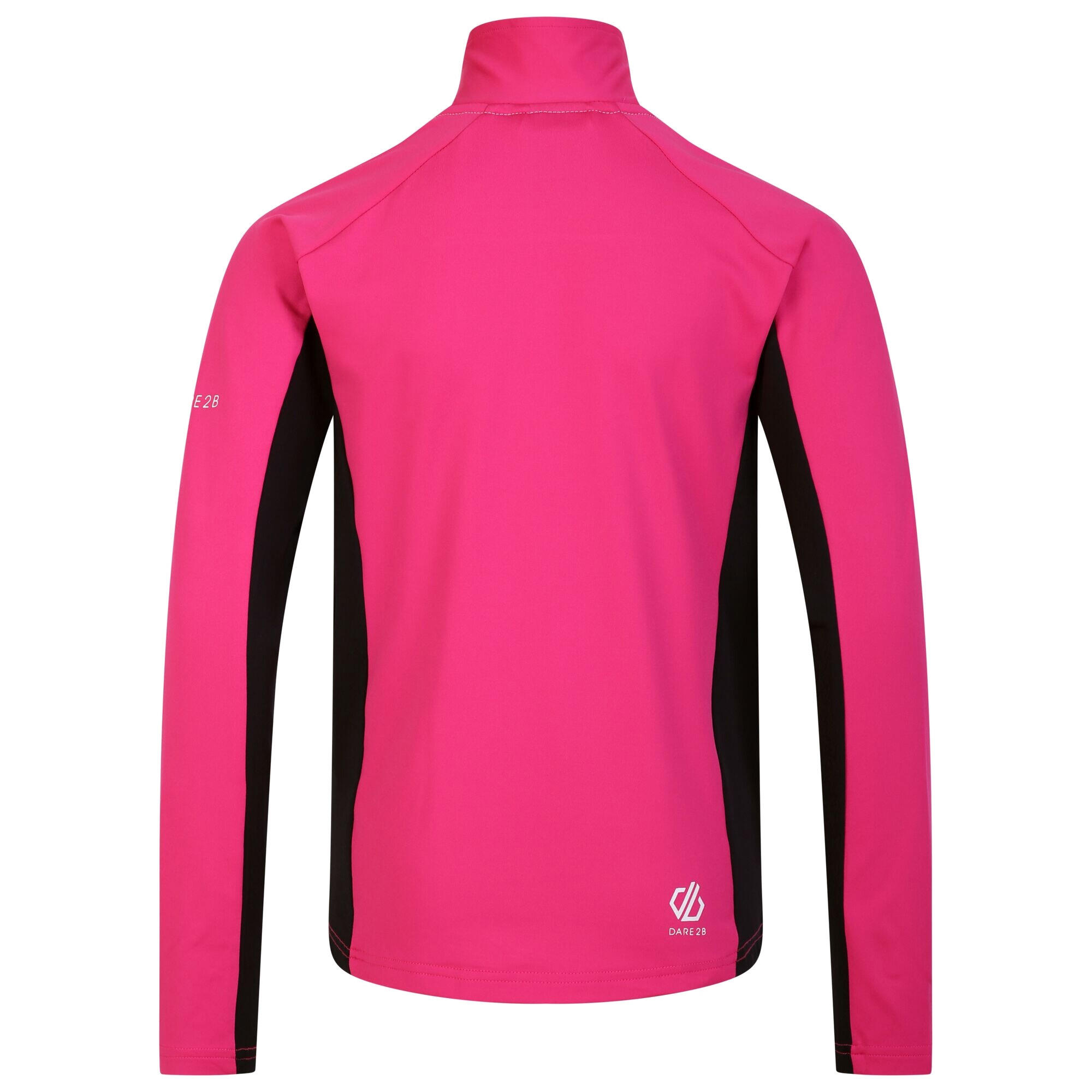 Childrens/Kids Emergent Core Stretch Midlayer (Pure Pink/Black) 2/5