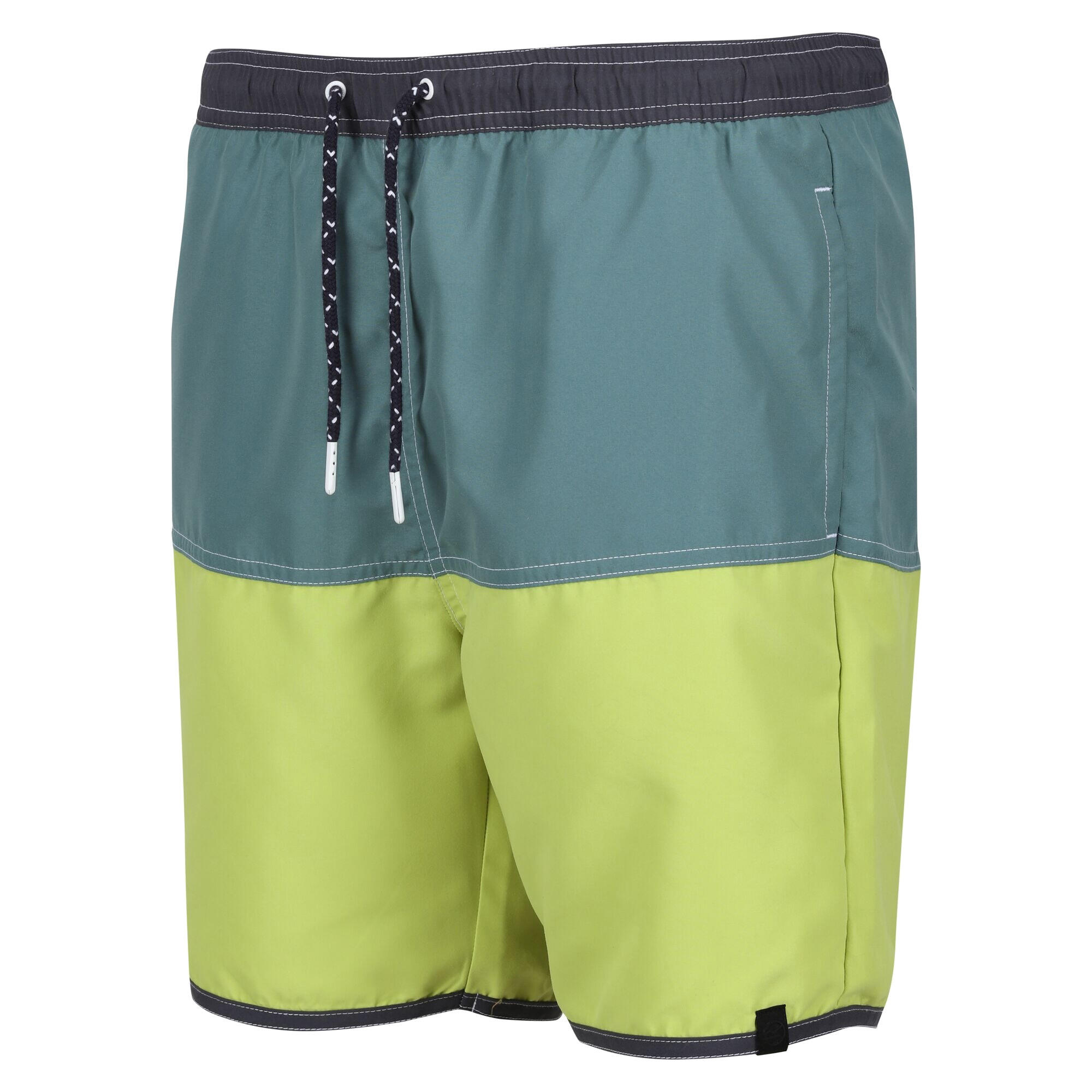 Mens Benicio Swim Shorts (Sea Pine/Green Algae) 3/5