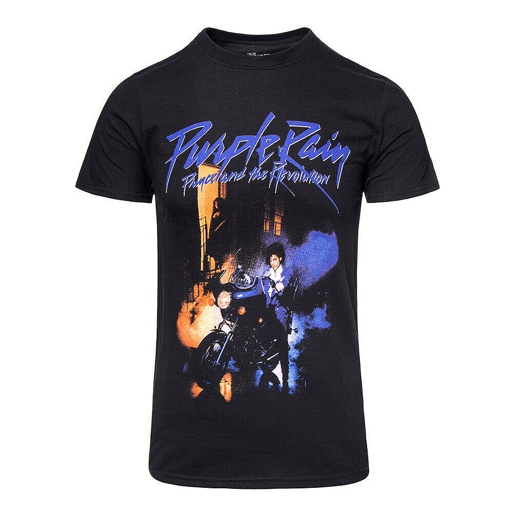 PURPLE RAIN Tshirt per adulti (nero)