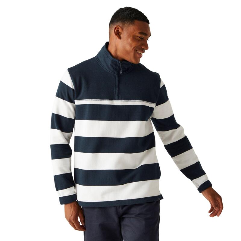 Haut polaire AGILNO Homme (Bleu marine / Blanc)