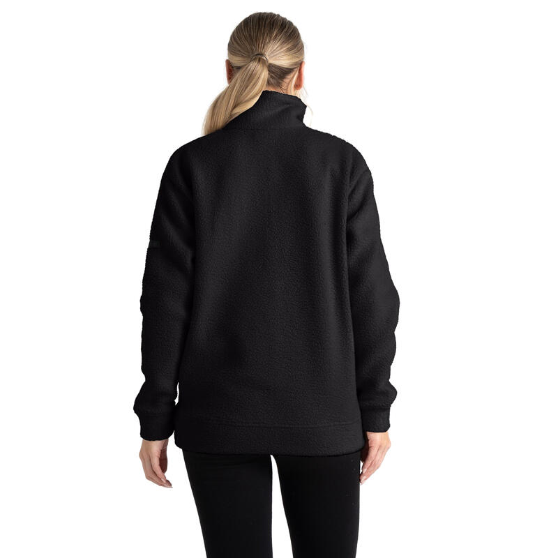 Dames Context Borg Fleece Top (Zwart)