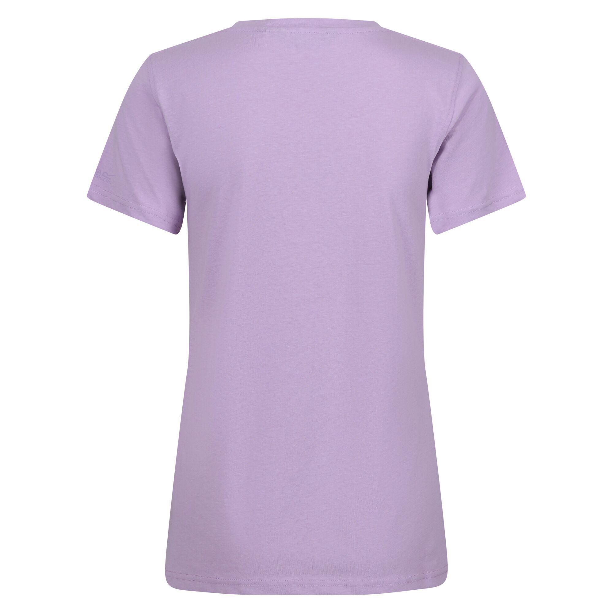 Womens/Ladies Filandra VIII Scenery TShirt (Purple Rose) 2/5