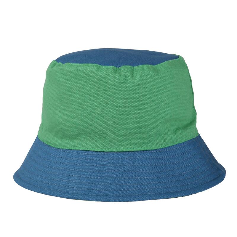 Gorro Pescador Rasguño para Niños/Niñas Verde Picante, Azul Marruecos